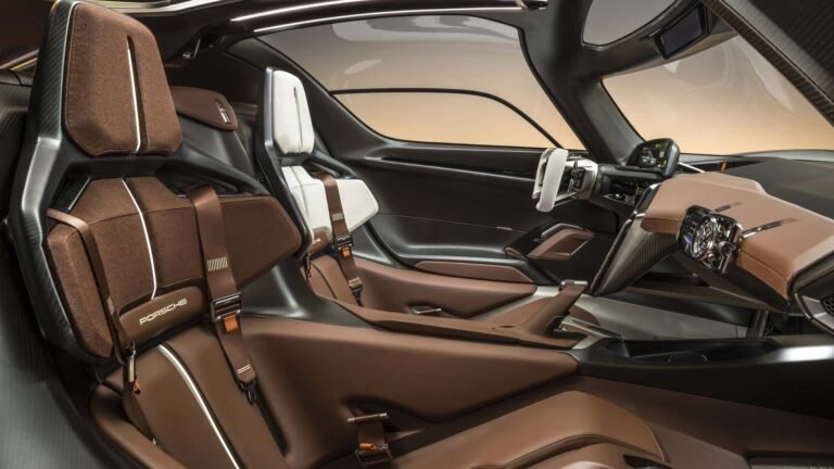 Porsche Mission X Concept Car interior
