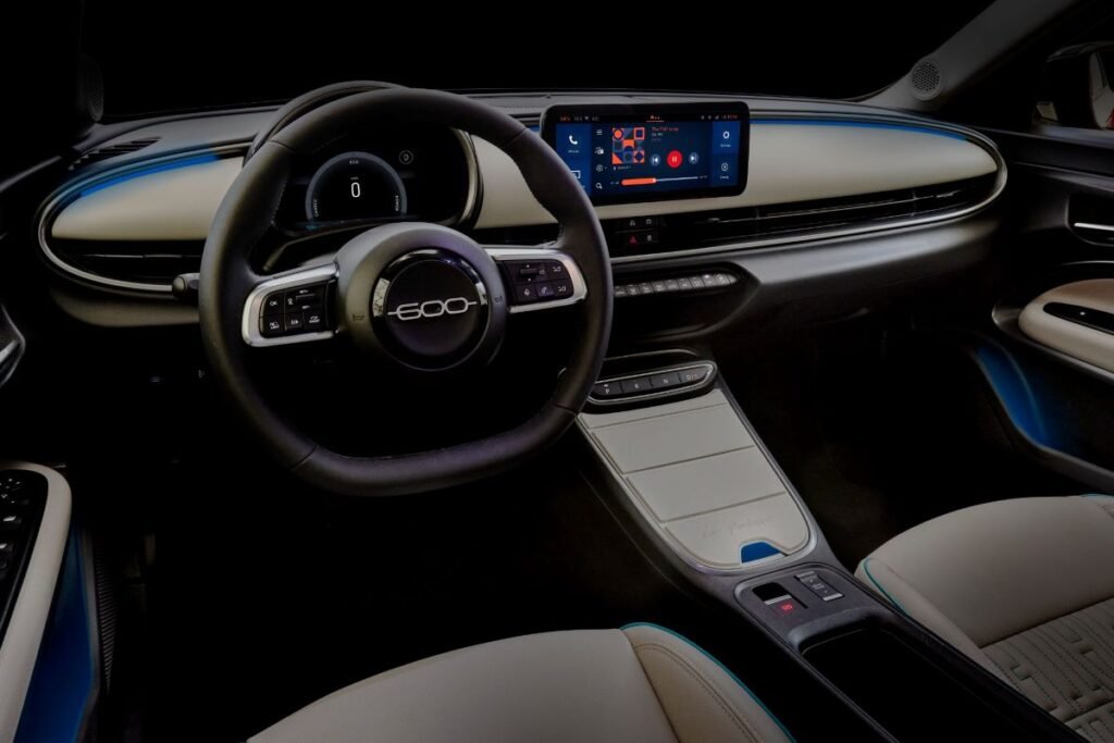 Fiat 600 electric - lumini ambientale