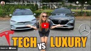 Read more about the article Mercedes EQS SUV vs. Tesla Model X: Duelul Mașinilor Electrice de Lux