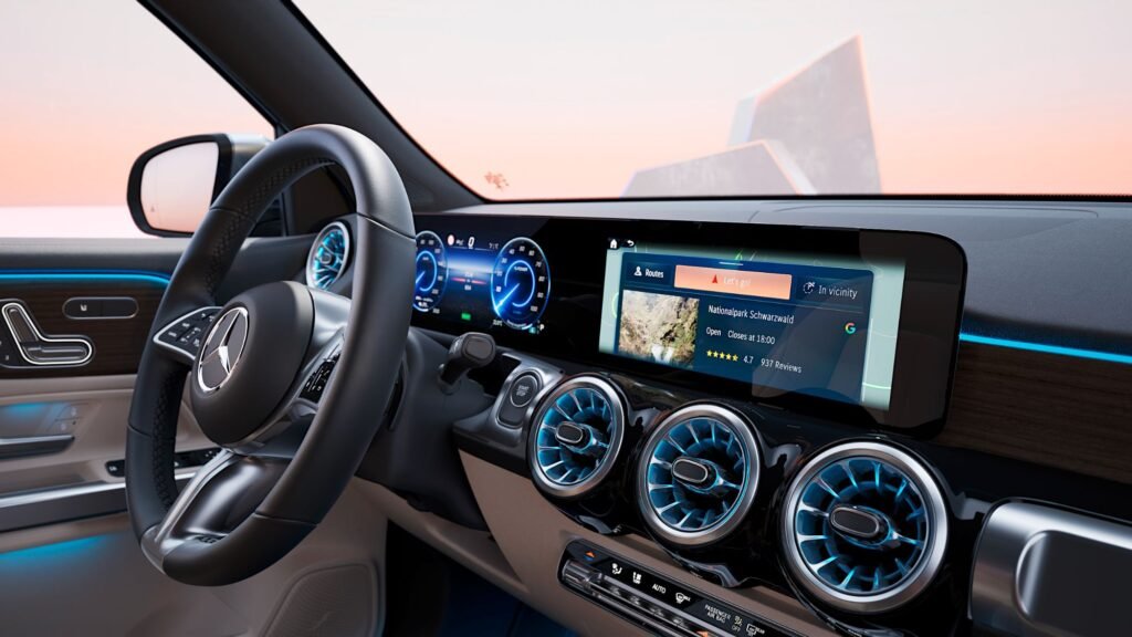 Mercedes-Benz EQB sistem multimedia