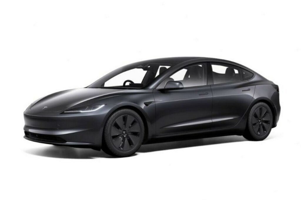 Tesla Model 3 Facelift: black