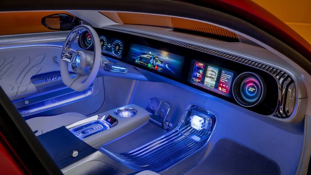 Mercedes Benz CLA-Class Concept - display