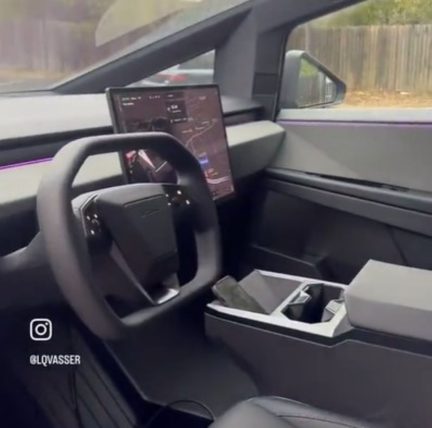 Interior Tesla Cybertruck