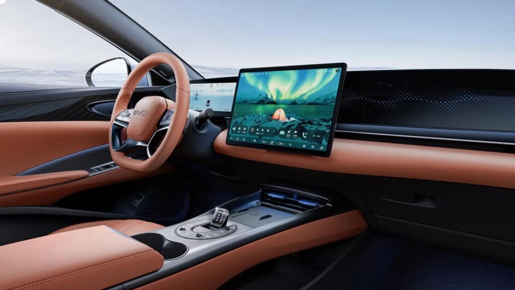 BYD Seal Facelift, display central