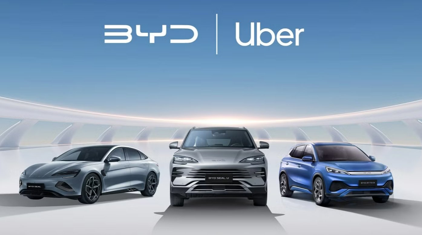 Read more about the article Parteneriat Uber-BYD: 100.000 de vehicule electrice pe platformă