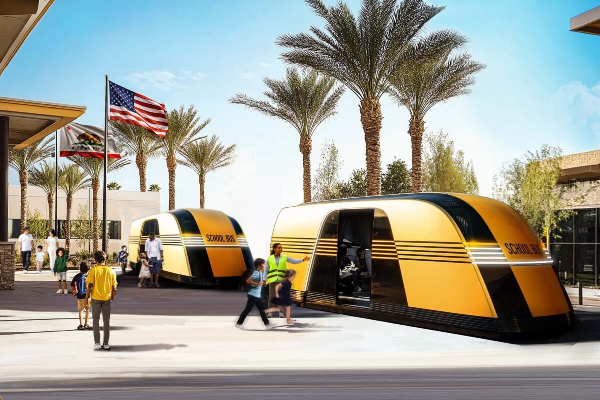 Tesla Robovan school bus