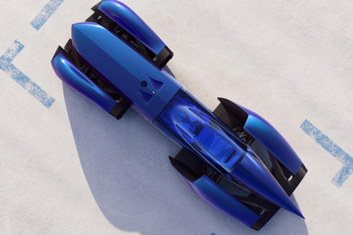 Renault Filante Record Aerial View